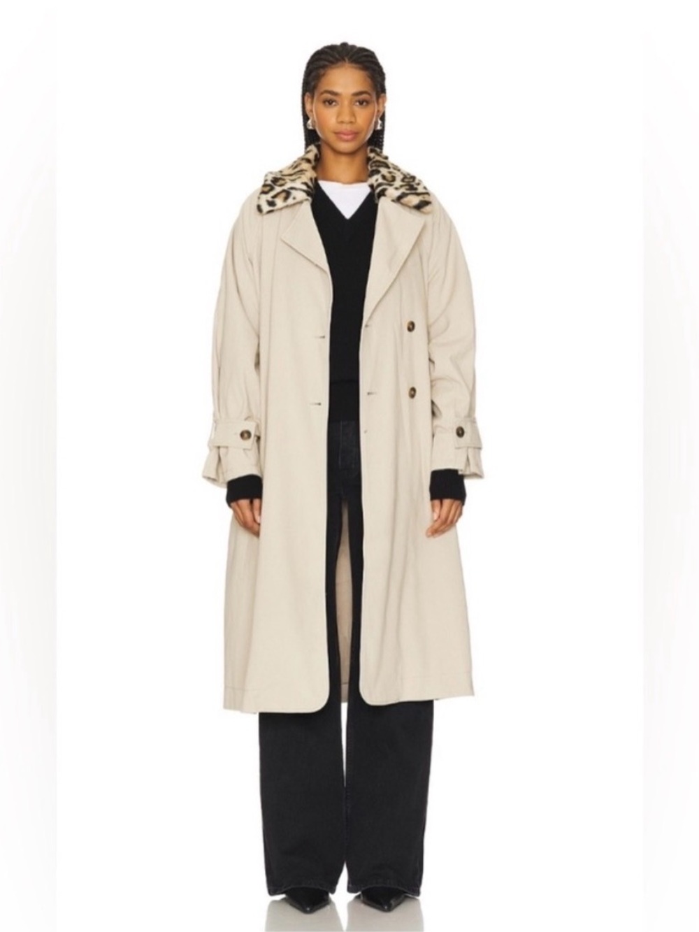 Free People Need It Trench in French Oak NWT Size L